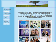 Tablet Screenshot of premium-presenters.com